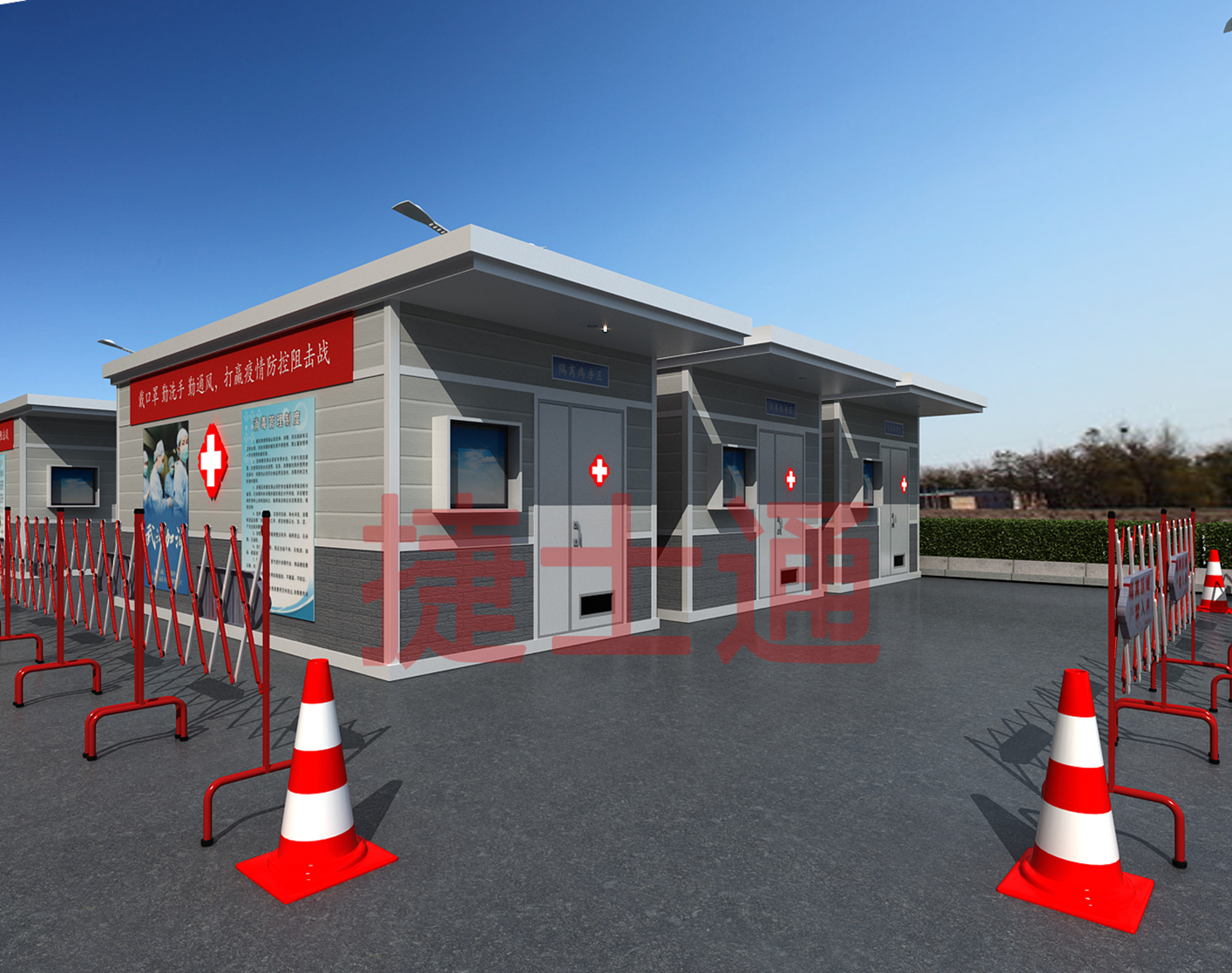 小區(qū)~通道廠家生產現(xiàn)貨供應小區(qū)防疫檢查站通道崗亭優(yōu)選！